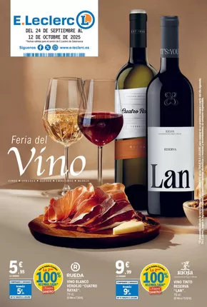 Catálogo E.Leclerc en Ponteareas | Feria del Vino | 2025-09-24T00:00:00.000Z - 2025-10-12T00:00:00.000Z