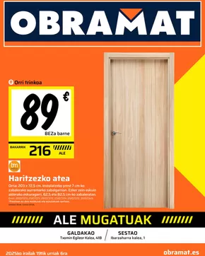 Catálogo Obramat | 2025ko irailak 19tik urriak 6ra | 2025-09-24T00:00:00.000Z - 2025-10-06T00:00:00.000Z
