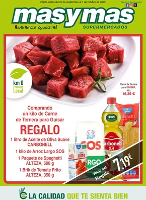 Oferta válida del 25 de septiembre al 1 de octubre de 2025