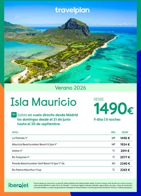 Catálogo Travelplan en Sevilla | Travelplan Mauricio | 2025-09-25T00:00:00.000Z - 2026-09-20T00:00:00.000Z