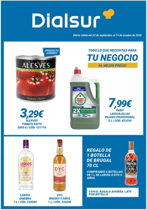 Catálogo Dialsur Cash & Carry en Murcia | Oferta válida del 25 de septiembre al 15 de octubre de 2025 | 2025-09-25T00:00:00.000Z - 2025-10-15T00:00:00.000Z