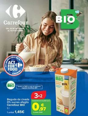 Catálogo Carrefour en Sant Fruitós de Bages | BIO | 2025-09-26T00:00:00.000Z - 2025-10-13T00:00:00.000Z