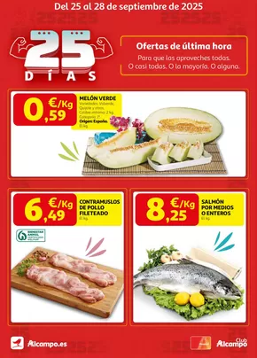 Catálogo Alcampo en Vitoria | Del 25 al 28 de septiembre de 2025 | 2025-09-26T00:00:00.000Z - 2025-09-28T00:00:00.000Z
