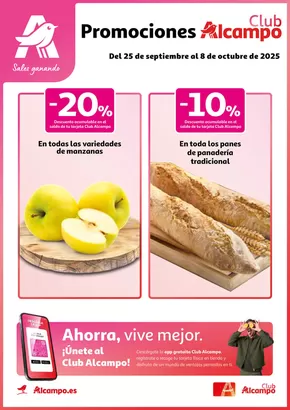 Catálogo Alcampo en Cambrils | Del 25 de septiembre al 8 de octubre de 2025 | 2025-09-26T00:00:00.000Z - 2025-10-08T00:00:00.000Z