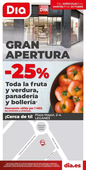 Catálogo Dia en Valdemoro | Gran apertura Dia del 01/10 al 07/10 | 2025-10-01T00:00:00.000Z - 2025-10-07T00:00:00.000Z