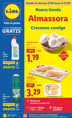 Catálogo Lidl | Nueva tienda | 2025-10-03T00:00:00.000Z - 2025-10-11T00:00:00.000Z