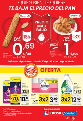 Catálogo Eroski en Miengo | Precio más bajo EROSKI CENTER | 2025-10-02T00:00:00.000Z - 2025-10-14T00:00:00.000Z