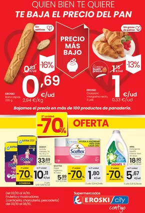 Catálogo Eroski en Huesca | Precio más bajo EROSKI CITY | 2025-10-02T00:00:00.000Z - 2025-10-14T00:00:00.000Z