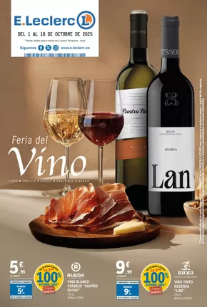 Catálogo E.Leclerc en Valencia | Feria del Vino | 2025-10-01T00:00:00.000Z - 2025-10-18T00:00:00.000Z