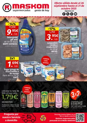 Oferta válida desde el 26 septiembre hasta el 31 de octubre 2025