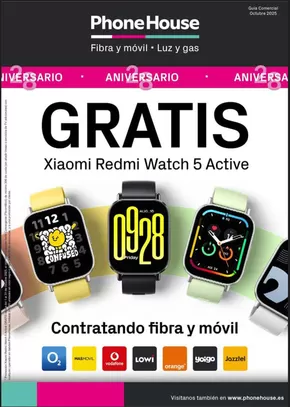 Catálogo Phone House en Puerto de Sagunto | Gratis Xiaomi Redmi Watch 5 Active | 2025-10-01T00:00:00.000Z - 2025-10-31T00:00:00.000Z