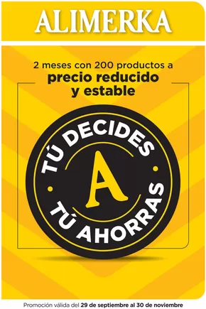 Tu decides tu ahorras - Alimerka