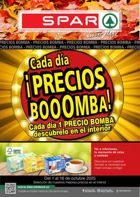Catálogo SPAR en Vigo | ¡Precios Booomba! | 2025-10-01T00:00:00.000Z - 2025-10-16T00:00:00.000Z