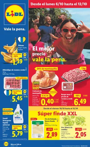 Catálogo Lidl en San Cristobal de la Laguna (Tenerife) | № 1 PRECIO - Ofertas válidas del 06/10 al 12/10 | 2025-09-06T00:00:00.000Z - 2025-10-12T00:00:00.000Z