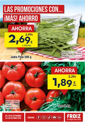 Catálogo Froiz en Fuenlabrada | Froiz Oferta semanal | 2025-10-01T00:00:00.000Z - 2025-10-05T00:00:00.000Z
