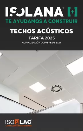 Catálogo Isolana en Alcorcón | Techos Acústicos | 2025-10-01T00:00:00.000Z - 2025-10-31T00:00:00.000Z
