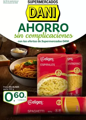 Catálogo Supermercados Dani en Granada | Del 29 de septiembre al 29 de octubre de 2025 | 2025-10-01T00:00:00.000Z - 2025-10-29T00:00:00.000Z