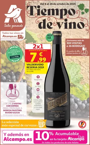 Catálogo Alcampo | Tiempo de vino | 2025-10-06T00:00:00.000Z - 2025-10-26T00:00:00.000Z
