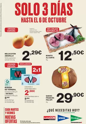 Catálogo Hipercor en Burgos | ¡Solo 3 días! | 2025-10-03T00:00:00.000Z - 2025-10-06T00:00:00.000Z