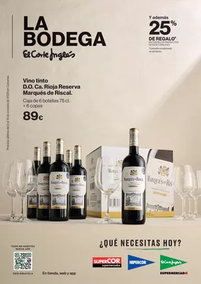Catálogo Hipercor en Las Palmas de Gran Canaria | Especial Bodega octubre 25 | 2025-10-03T00:00:00.000Z - 2025-10-15T00:00:00.000Z