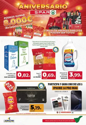 Catálogo Spar Tenerife en Mutxamel | Oferta válida del 2 al 15 de Octubre de 2025 | 2025-10-03T00:00:00.000Z - 2025-10-15T00:00:00.000Z