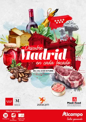 Catálogo Alcampo en Madrid | Descubre Madrid En Cada Bocado | 2025-10-03T00:00:00.000Z - 2025-10-22T00:00:00.000Z