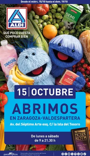 Catálogo ALDI en Sevilla | ¡Nuevo Aldi en Valdespartera! | 2025-10-08T00:00:00.000Z - 2025-10-12T00:00:00.000Z