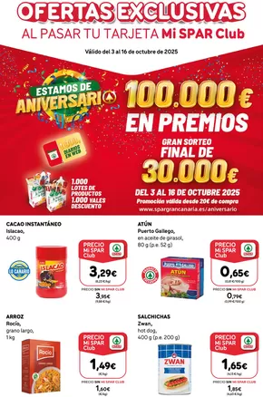 Válido del 3 al 16 de octubre de 2025