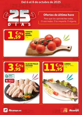 Catálogo Alcampo en Miranda de Ebro | Del 6 al 8 de octubre de 2025 | 2025-10-06T00:00:00.000Z - 2025-10-08T00:00:00.000Z