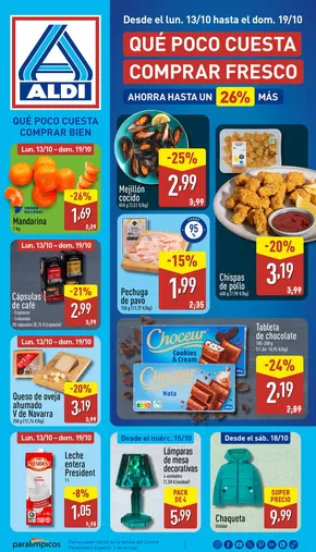 Catálogo ALDI en Murcia | ¡Qué poco cuesta comprar bien! | 2025-10-13T00:00:00.000Z - 2025-10-19T00:00:00.000Z