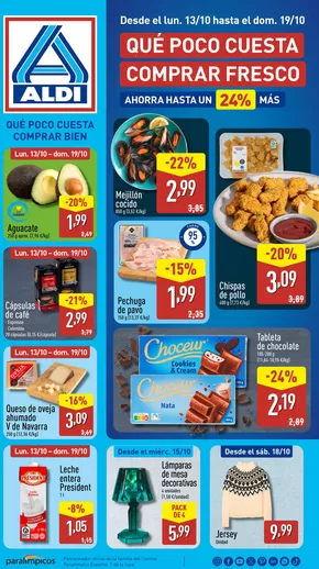 Catálogo ALDI en San Cristobal de la Laguna (Tenerife) | ¡Qué poco cuesta comprar bien! | 2025-10-13T00:00:00.000Z - 2025-10-19T00:00:00.000Z