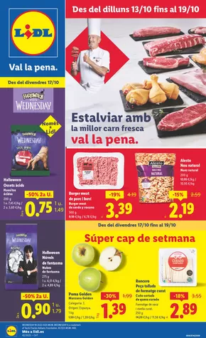 Catálogo Lidl en Castelldefels | № 1 PRECIO - Ofertas válidas del 13/10 al 19/10 | 2025-10-13T00:00:00.000Z - 2025-10-19T00:00:00.000Z
