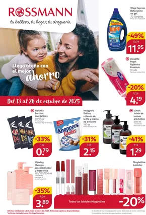 Catálogo Rossmann en Sevilla | Tu belleza, tu hogar, tu drogueria | 2025-10-13T00:00:00.000Z - 2025-10-26T00:00:00.000Z