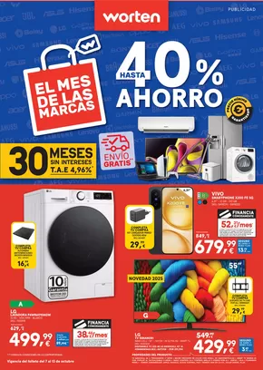 Catálogo Worten en Málaga | Hasta 40% Ahorro | 2025-10-08T00:00:00.000Z - 2025-10-13T00:00:00.000Z