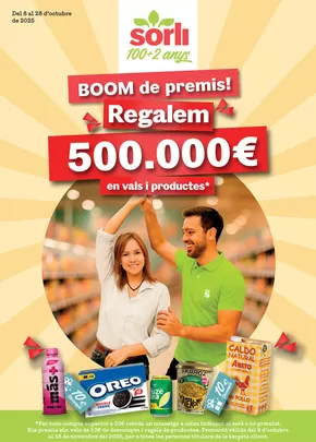 Catálogo Sorli en Banyeres de Mariola | BOOM De Premis! | 2025-10-08T00:00:00.000Z - 2025-10-28T00:00:00.000Z