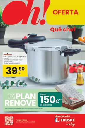 Catálogo Eroski en Redondela | Oh! Qué chef | 2025-10-09T00:00:00.000Z - 2025-10-29T00:00:00.000Z