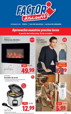 Factori discount - Ofertas válidas del 15/10 al 20/10