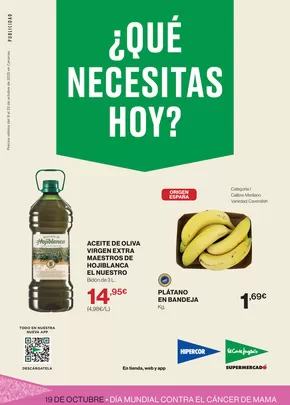 Catálogo Hipercor en Las Palmas de Gran Canaria | ¿Qué necesitas hoy? | 2025-10-09T00:00:00.000Z - 2025-10-22T00:00:00.000Z