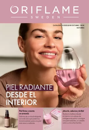 Catálogo Oriflame en Albolote | Piel Radiante Desde El Interior  | 2025-10-09T00:00:00.000Z - 2025-10-28T00:00:00.000Z