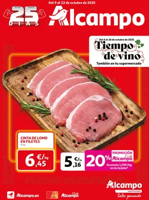 Catálogo Alcampo en Valladolid | Del 9 al 22 de octubre de 2025 | 2025-10-10T00:00:00.000Z - 2025-10-22T00:00:00.000Z