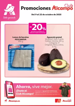 Catálogo Alcampo en Astigarraga | Del 9 al 22 de octubre de 2025 | 2025-10-10T00:00:00.000Z - 2025-10-22T00:00:00.000Z