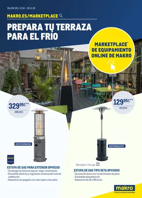 Catálogo Makro en Osuna | Prepara Tu Terraza Para El Frío | 2025-10-13T00:00:00.000Z - 2025-11-30T00:00:00.000Z