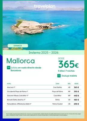 Catálogo Travelplan en Pamplona | Travelplan Mallorca | 2025-10-14T00:00:00.000Z - 2026-01-31T00:00:00.000Z