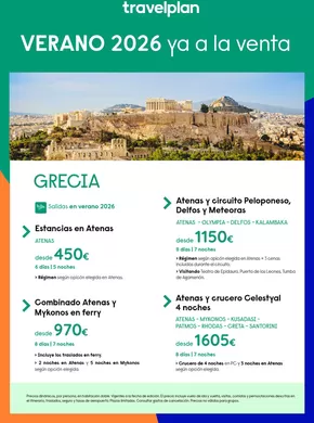 Catálogo Travelplan en Pamplona | Travelplan Grecia | 2025-10-14T00:00:00.000Z - 2026-01-31T00:00:00.000Z