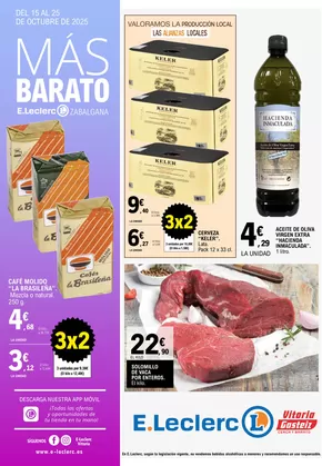 Catálogo E.Leclerc | Más Barato | 2025-10-15T00:00:00.000Z - 2025-10-25T00:00:00.000Z