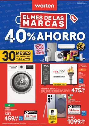 Catálogo Worten en Galdakao | El Mes De Las Marcas | 2025-10-14T00:00:00.000Z - 2025-10-20T00:00:00.000Z