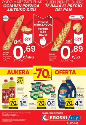 Catálogo Eroski en Gines | Prezio Merkeagoa SUPERMERCADOS EROSKI | 2025-10-16T00:00:00.000Z - 2025-10-28T00:00:00.000Z