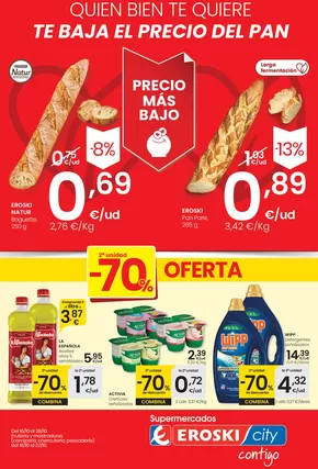 Catálogo Eroski | Precio más bajo SUPERMERCADOS EROSKI | 2025-10-16T00:00:00.000Z - 2025-10-28T00:00:00.000Z