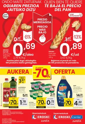 Catálogo Eroski | Prezio Merkeagoa EROSKI | 2025-10-16T00:00:00.000Z - 2025-10-28T00:00:00.000Z