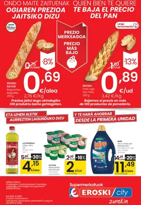 Catálogo Eroski en Derio | Prezio Merkeagoa EROSKI CITY | 2025-10-16T00:00:00.000Z - 2025-10-29T00:00:00.000Z